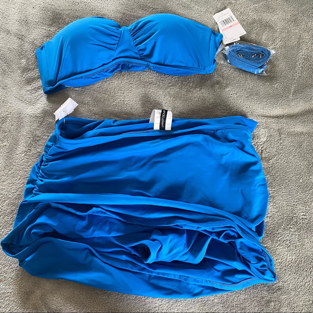 NWT BATHING SUIT WITH A SKIRT